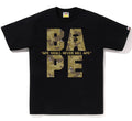 A BATHING APE BITMAP LOGO TEE