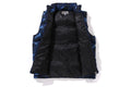 A BATHING APE COLOR CAMO DOWN VEST