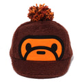 A BATHING APE BAPE KIDS BABY MILO POMPON BOA CAP