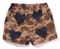 A BATHING APE Ladies' I LOVE BAPE SWEAT SHORTS