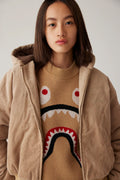 A BATHING APE Ladies' SHARK WOOL MIX SWEATER