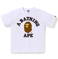 A BATHING APE BAPE KIDS COLLEGE TEE