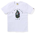 A BATHING APE Ladies' NEON CAMO MILO ON APE HEAD TEE