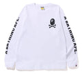 A BATHING APE APE CROSSBONE LS TEE