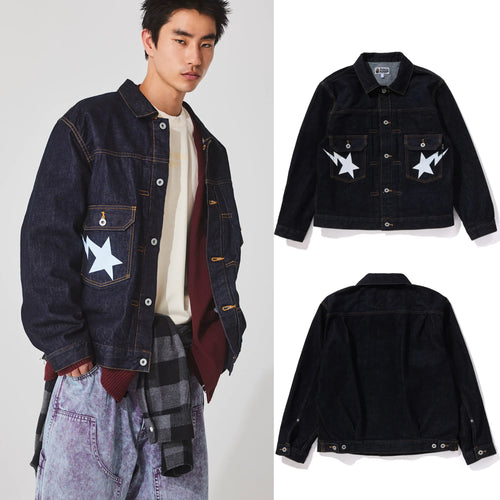 A BATHING APE STA DENIM JACKET TYPE-02