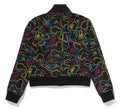 A BATHING APE Ladies' NEON CAMO JACQUARD TRACK JACKET