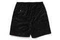 A BATHING APE LOGO NYLON RELAXED FIT SHORTS