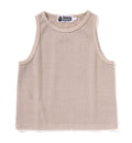 A BATHING APE Ladies' PIGMENT DYED RIB TANK TOP