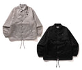 A BATHING APE LUX SPORT PATTERN JACQUARD NYLON COACH JACKET