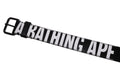 A BATHING APE DEBOSSED LOGO BELT