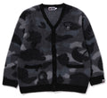 A BATHING APE COLOR CAMO CARDIGAN