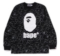 A BATHING APE NEON CAMO L/S TEE