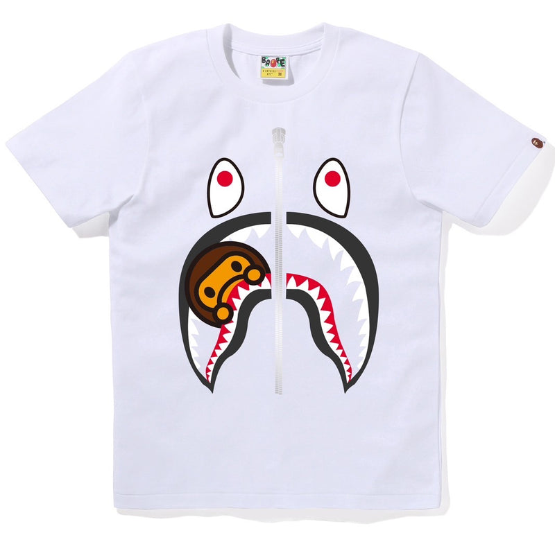 A BATHING APE LAdies' MILO SHARK TEE