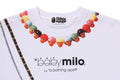 A BATHING APE Ladies' BABY MILO FAKE PRINT OVERSIZED TEE