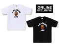 A BATHING APE BOA COLLEGE TEE ONLINE EXCLUSIVE