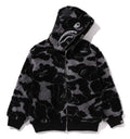 A BATHING APE ABC CAMO BOA SHARK RELAXED FIT FULL ZIP HOODIE