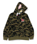 A BATHING APE BAPE x TOM AND JERRY 85TH TOM 1ST CAMO FULL ZIP HOODIE