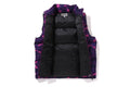 A BATHING APE COLOR CAMO DOWN VEST