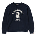 A BATHING APE Ladies' COLLEGE KNIT SWEATER