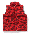 A BATHING APE COLOR CAMO DOWN VEST