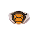 A BATHING APE Ladies' BABY MILO SIGNET RING