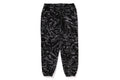 A BATHING APE MARBLING CAMO JOGGER SWEAT PANTS