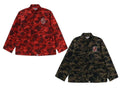 A BATHING APE BAPE x CLOT CAMO APE HEAD CHINA JACKET