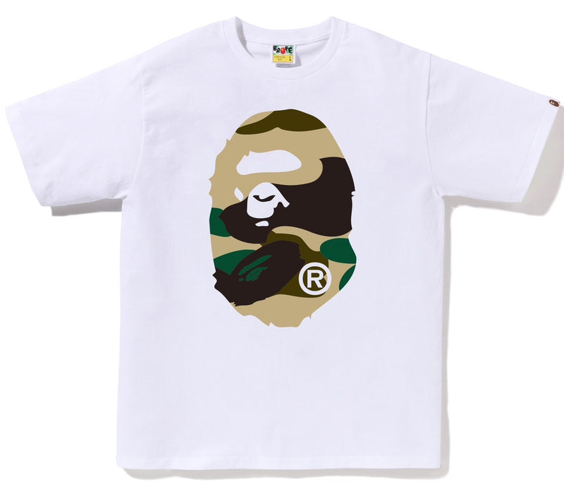 A BATHING APE GIANT 1ST CAMO BIG APE HEAD TEE