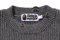 A BATHING APE DAMEGE RELAXED FIT SWEATER