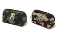 A BATHING APE BAPE x TOM AND JERRY 85TH 1ST CAMO POUCH