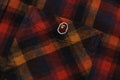 A BATHING APE APE HEAD ONE POINT CHECK RELAXED FIT SHIRT