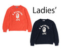 A BATHING APE Ladies' COLLEGE KNIT SWEATER