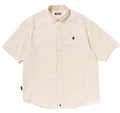 A BATHING APE ONE POINT OXFORD SS SHIRT