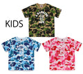 A BATHING APE BAPE KIDS ABC CAMO BABY MILO COLLEGE TEE