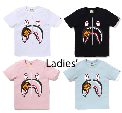 A BATHING APE LAdies' MILO SHARK TEE