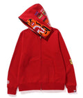 A BATHING APE TIGER FULL ZIP HOODIE