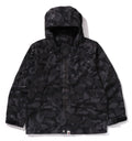 A BATHING APE LAMINATED CAMO SNOWBOARD JACKET