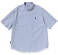 A BATHING APE ONE POINT OXFORD SS SHIRT