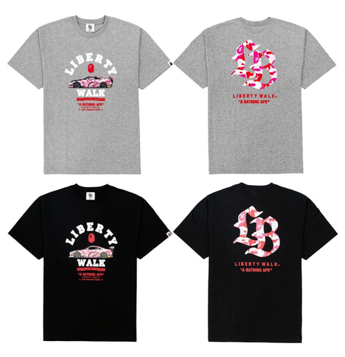 A BATHING APE BAPE x LIBERTY WALK LBWK TEE #1