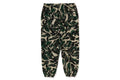 A BATHING APE MARBLING CAMO JOGGER SWEAT PANTS