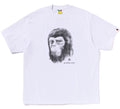 A BATHING APE PIXEL COMIC APE HEAD RELAXED FIT TEE