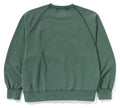 A BATHING APE WASHED EFFECT COLLEGE PATCH RELAXED FIT CREWNECK