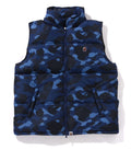 A BATHING APE COLOR CAMO DOWN VEST