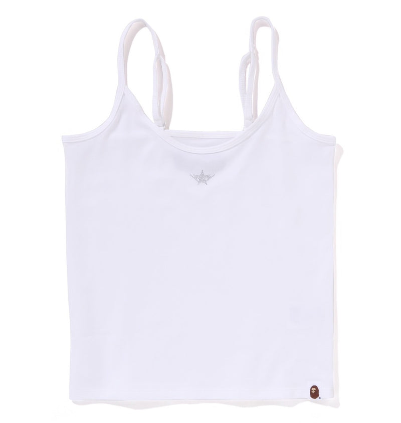 A BATHING APE LAdies' CRYSTAL TWIN STA CAMISOLE