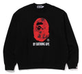 A BATHING APE FLORAL CAMO BY BATHING APE RELAXED FIT CREWNECK SWEAT SHIRT