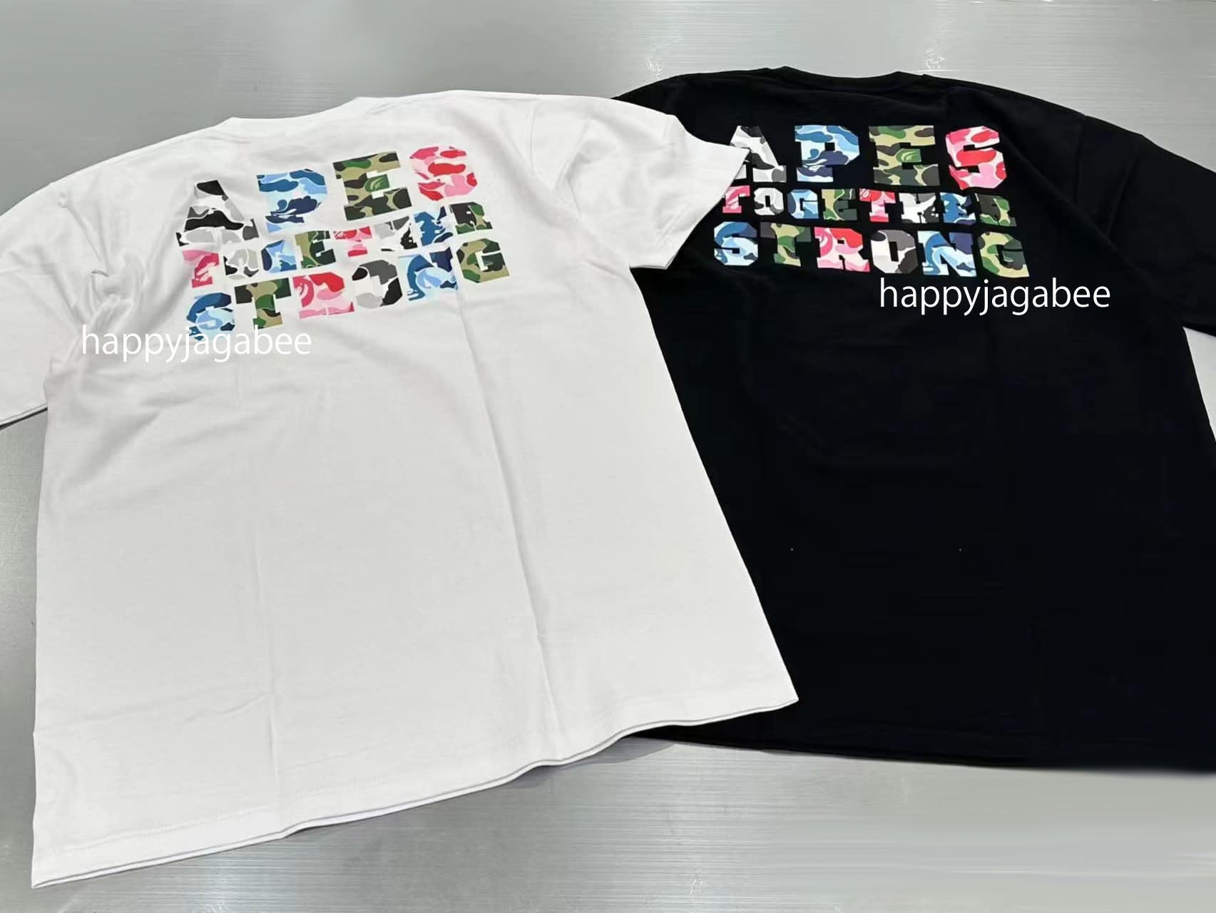 A BATHING APE ABC CAMO CRAZY COLLEGE ATS TEE – happyjagabee store