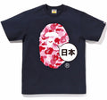 A BATHING APE JAPAN BIG APE HEAD CITY TEE