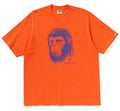 A BATHING APE PIXEL COMIC APE HEAD RELAXED FIT TEE