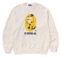 A BATHING APE FLORAL CAMO BY BATHING APE RELAXED FIT CREWNECK SWEAT SHIRT