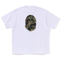 A BATHING APE BAPE x CLOT CAMO BIG APE HEAD RELAXED FIT TEE